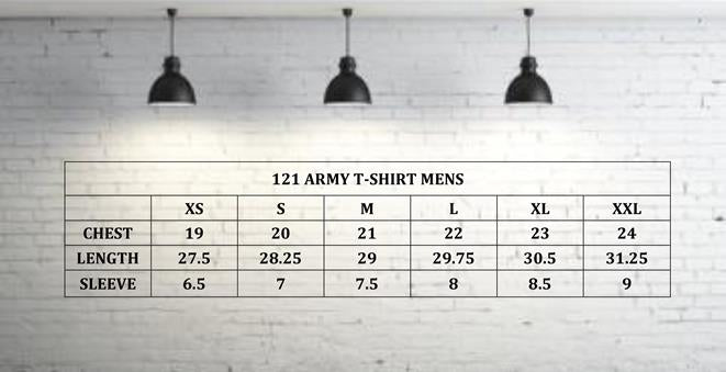 121 ARMY T-SHIRT MENS