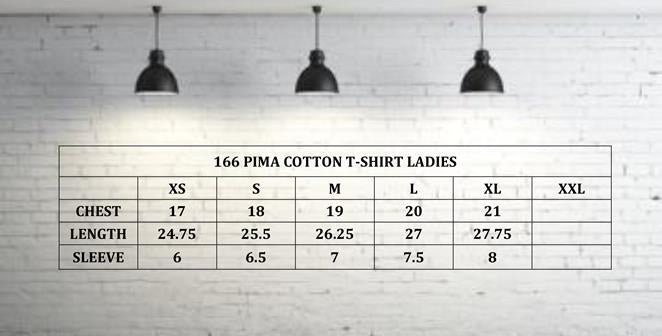 166 PIMA COTTON T-SHIRT LADIES