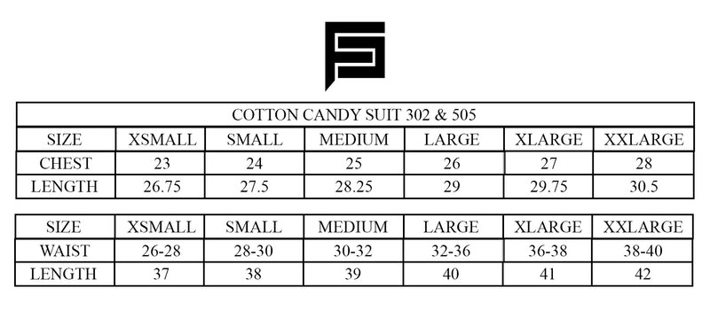 Cotton Candy Suit 302+505 (Sky Blue)