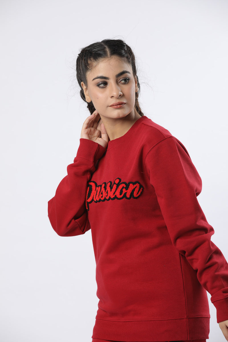 Passion Sweat Shirt Regular Fit 361 (Red)
