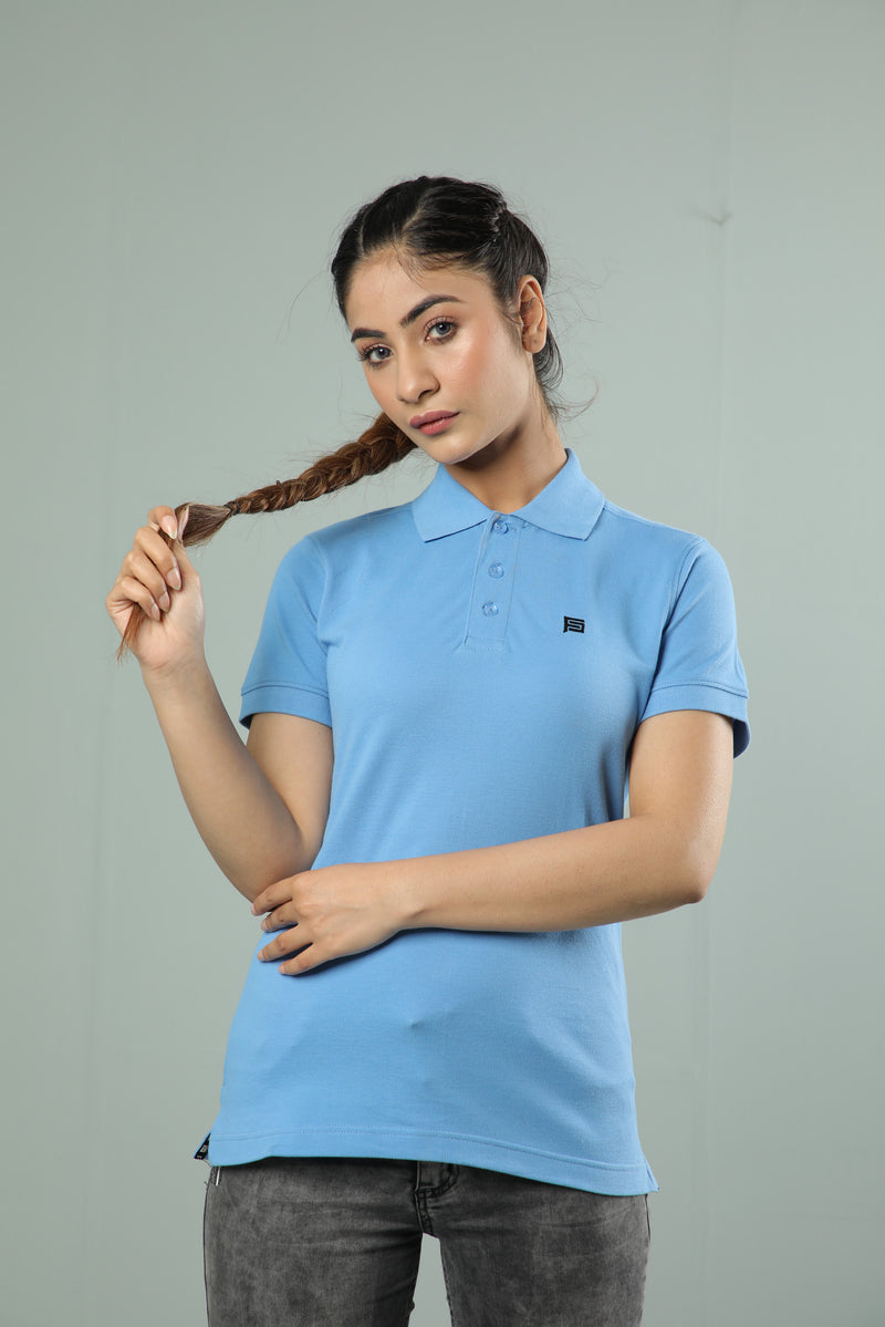 152 Classic Polo Shirt (Sky Blue)