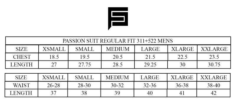 Passion Suit Regular Fit 311+522 (Charcoal)